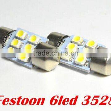 Festoon C5W 6SMD 6 LED 3528 31MM 36MM 39MM 41MM Car Festoon led light High bright !!!