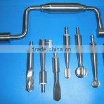 HUDSON Brace Bone Drill with 8 brill bits/ORTHOPEDICS INSTRUMENTS/The Basis Surgical instruments