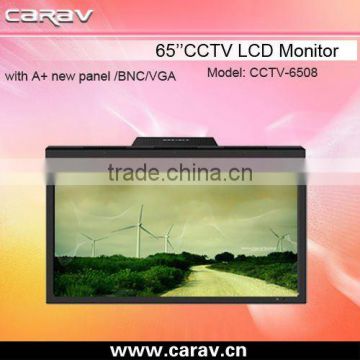 HD 65" LCD cctv monitor with DVI/HDMI/VGA/RCA/BNC INPUT