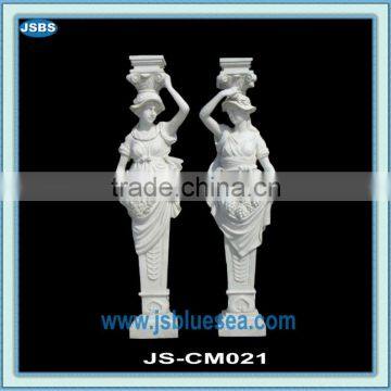 marble stone ornamental statue pillar design