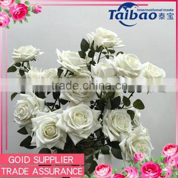 Tianjin wholesale single stem rose artificial flower cheap rose