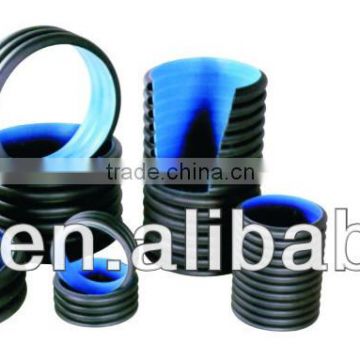 200mm ~1200mm HDPE Double Wall Corrugated Pipes for Drainage