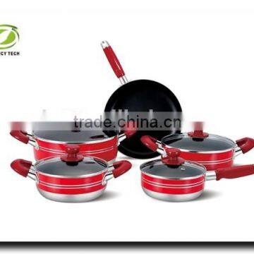 Non Stick Cooking Pot and Pan Set Aluminum Cookware set