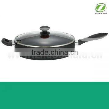 High Quality Aluminum Non-stick Pressed/Forged Wok Skillet Deep Frying Pan(ZS-W1)