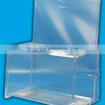 acrylic shelf for products display in the market