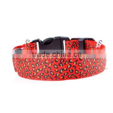 Yl68 Promotional Items LED Leopard Dog Collars Pet Belt Flash Pet Collar photo-5