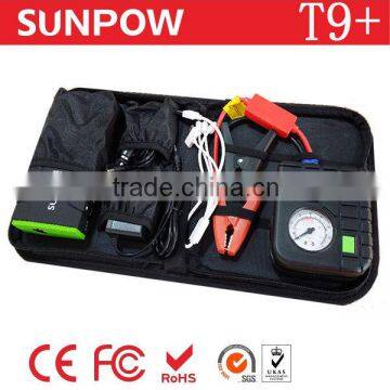 SUNPOW new type mini car jump booster with tire pump