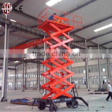 8m mobile scissor lift/vertical aerial work platform