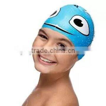 Wholesale Waterproof Softtextile Silicone Swim Cap photo-3
