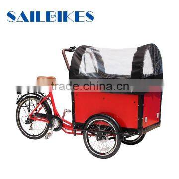 front loading cargo tricycle for family