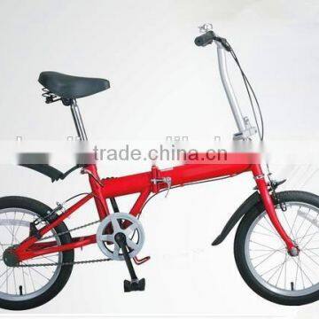 factory price hi-ten steel 20 inch 1 speed folded bicycle