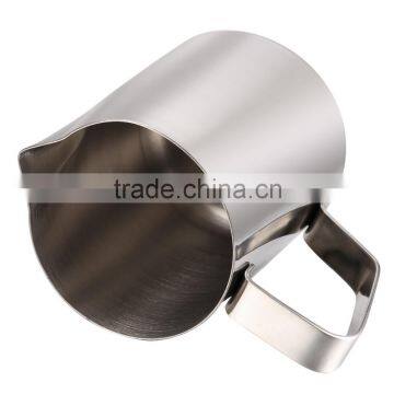 Homdox 1PC 0.9L Stainless Steel Polish Finish Coffee Frothing Pitcher Milk Handle Cup AM003618 photo-2