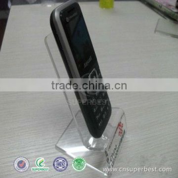 acrylic mobile phone holder with logo print