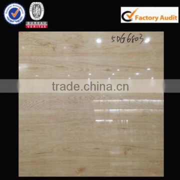 top quality wood textured 5D inkjet glazed polished floor tile