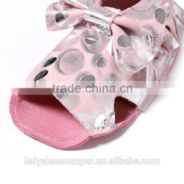Glitter Dot Baby Moccasins,Toddler Leather Moccasins Fringe Bow Baby Booties Shoes photo-4