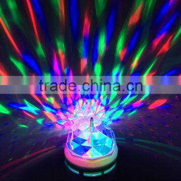 Outdoor Christmas Mini Party Disco Ball Lights RGB Led Full Color Rotating Lamp photo-5