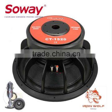 Cometa CT-1520 15inch 2500W Dual Voice Coil Best Car Powest Subwoofer/car Audio Subwoofer photo-2