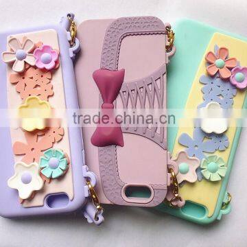 Hot Sale Factory Supply Chain Handbag Silicone Phone Case