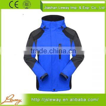 2015 Wholesale fashion blue softshell jacket