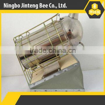 Beekeeping tools stainless steel small smoker with leather bellow