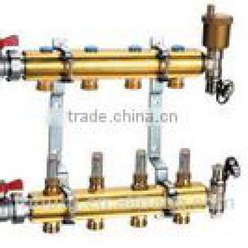 manifold/brass manifold/valve/brass valve/high quality brass valve/floor heating