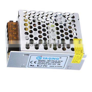 for DC 12V 2A 24W Regulated Switching Power Supply Swich Driver Voltage Transformer for LED Strip Light Display 220V