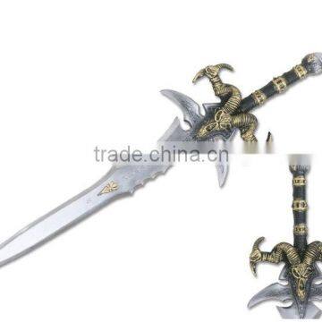 World of Warcraft Animation Sad PU Sword, Sheep Head Sword Film Props, Simulation Model Military Weapons