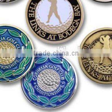 OEM Manufacturer Promotional Metal Custom Magnetic Golf Ball Marker