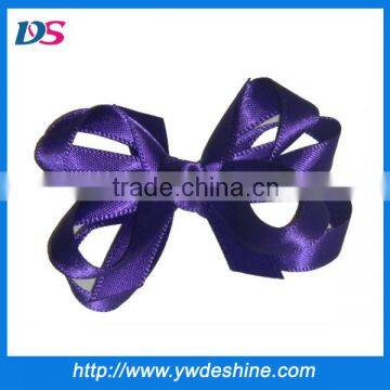 wholesale fashion double faced satin ribbon bow HD-36