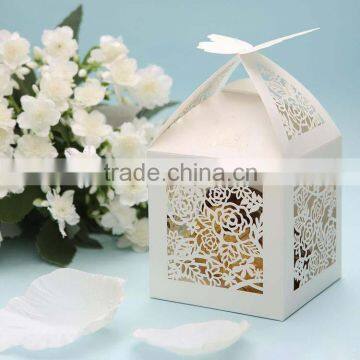 10pcs Laser Cut Butterfly Flower Wedding Favor Box Candy Box Birthday Party Supplies Decorations Children Gift Boxes