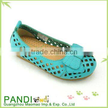 Latest design name brand fashion children shoes leather for girl