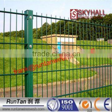 Factory galvanized and power coated 868/656 Double wire mesh fence panel (Professional ,Since 1989 )