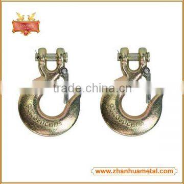 Carbon Steel Clevis Grab Hook With latch