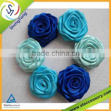 All kinds of beautiful satin ribbon handmade flowers wholesale