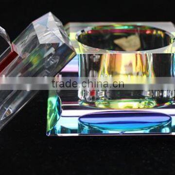 Nice Color Crystal Sugar Bowl With Lit Home Decoration for Gift photo-3
