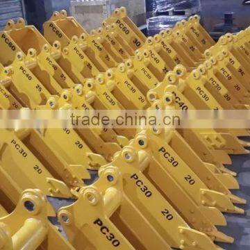 OEM Standard Sizes Excavator Mini Bucket with PC30/PC40/PC60