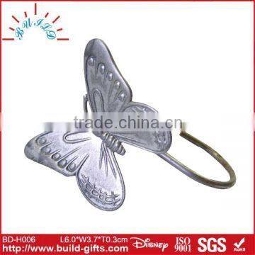 resin butterfly shower curtain hooks
