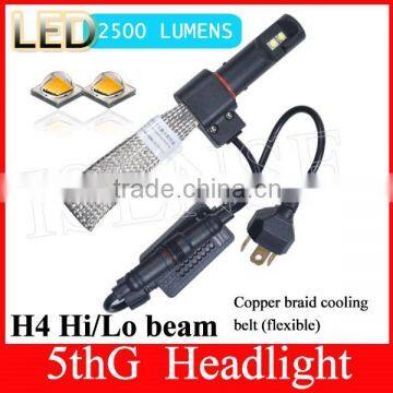5000LM no Fan 5th Generation G5 LED Hi/Lo Headlight 40W H4 H13 9004 9007 Led Headlight