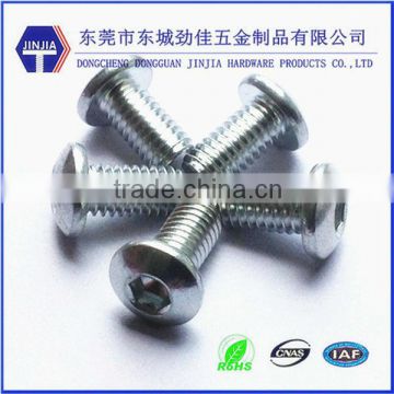 button hex socket head cap machine screw