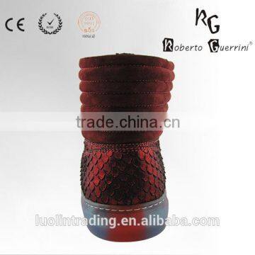 2015 Python Skin Pattern Red Color Sneaker photo-3