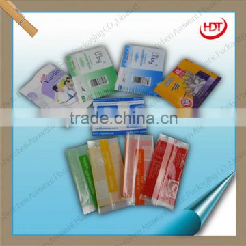 Various types and colors of shrink label roll film for liquid beverage and juice bottles