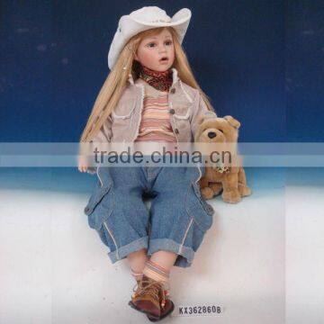 36inches vinyl lifelike country girl custom made plastic doll