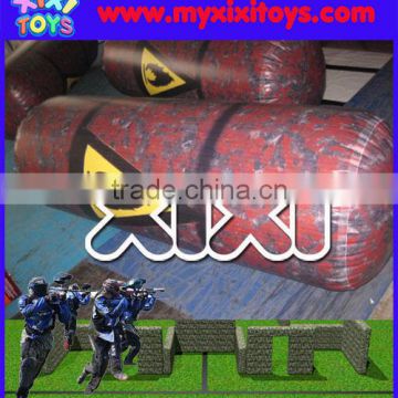 XIXI TOYS oil barrel shape inflatable paintball bunker                        
                                                Quality Choice