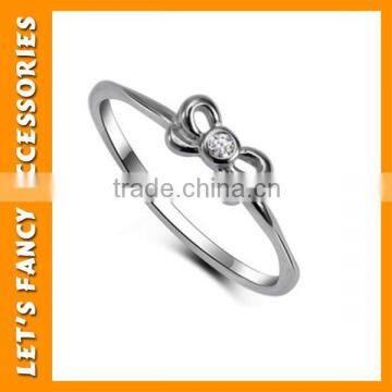 925 Sterling silver plated fashion beautiful knot ring jewelry PGRG0115