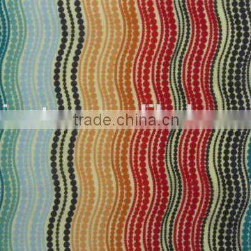 Orange Green Wave Mesh Spandex Nylon 4070 Elastic Print Fabric photo-6