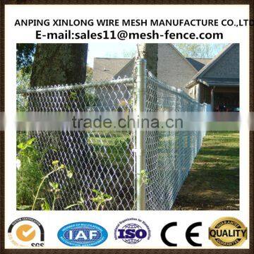 PVC coated chain link fence/galvanized chain link fence(professional manufacturer)