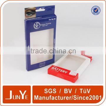 cardboard packaging with window custom eyelash packaging