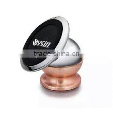 360 degree ratation metal magnet car mobile phone holder