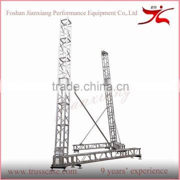 Mobile aluminum line array truss sound lift equipment