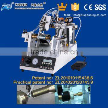 TH-2004L3-4 threadlocker dispenser machine for bolt precoating.